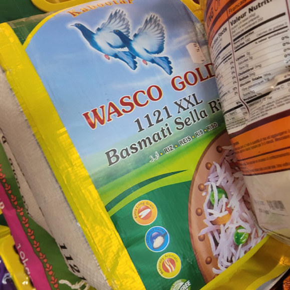 Wasco gold basmati sella rice